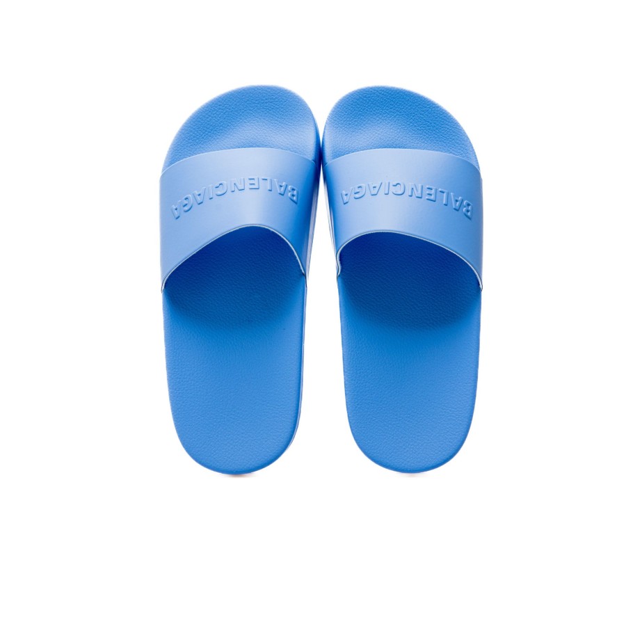 Kids Balenciaga Kids Sandals | Balenciaga Pool Kids Logo