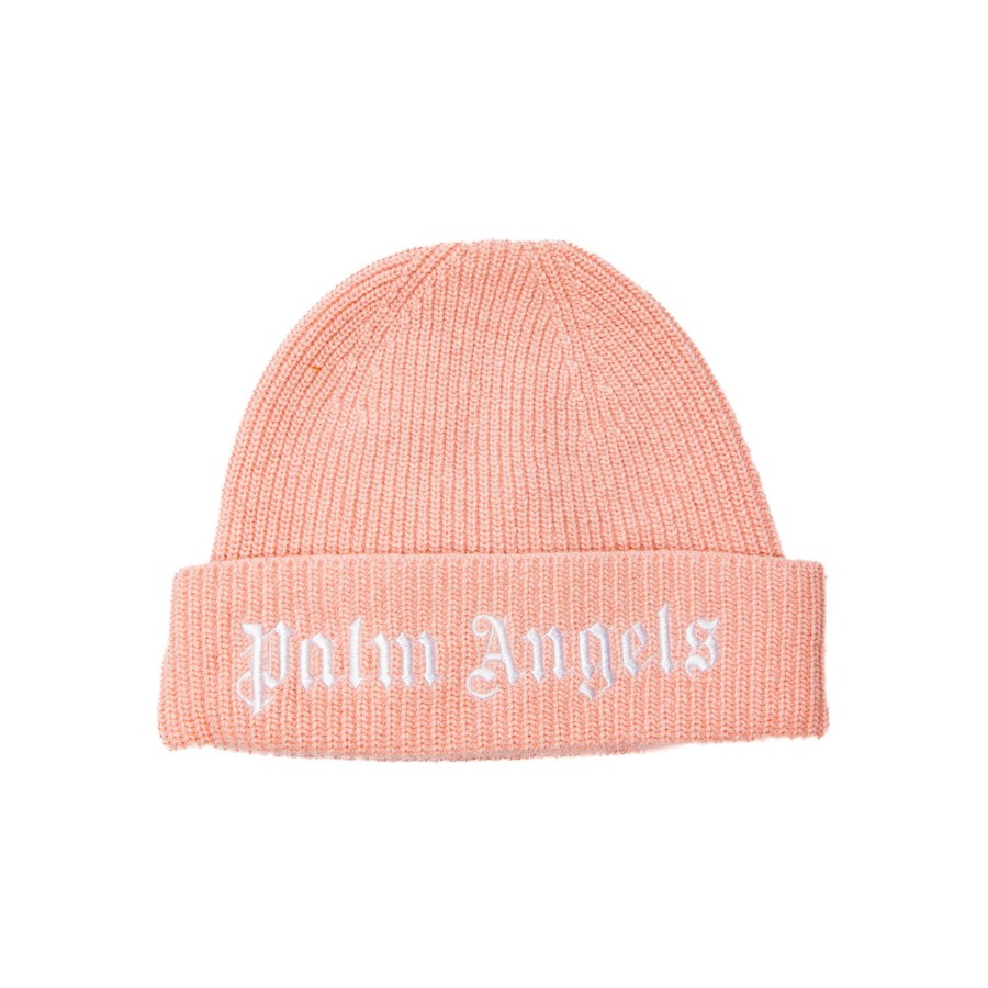 Kids Palm angels Kids Accessoires | Palm Angels Knit Logo Beanie