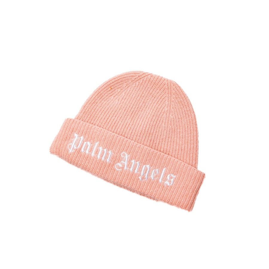 Kids Palm angels Kids Accessoires | Palm Angels Knit Logo Beanie