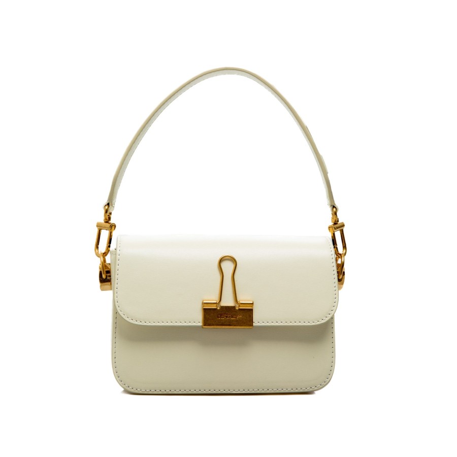 Dames Off white Shoulder Bags | Off White Plain Binder S