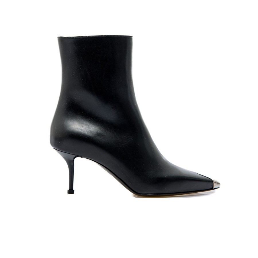 Dames Alexander mcqueen Boots | Alexander Mcqueen Metal Toe Cap Boot