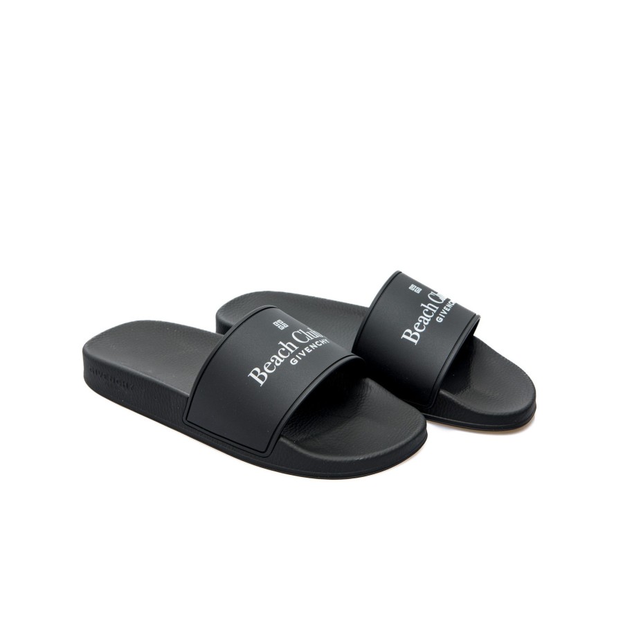 Heren Givenchy Sandals | Givenchy Slide Flat Sandal