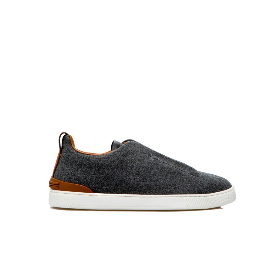 Heren Zegna Sneakers | Zegna Triple Stitch Low-Top