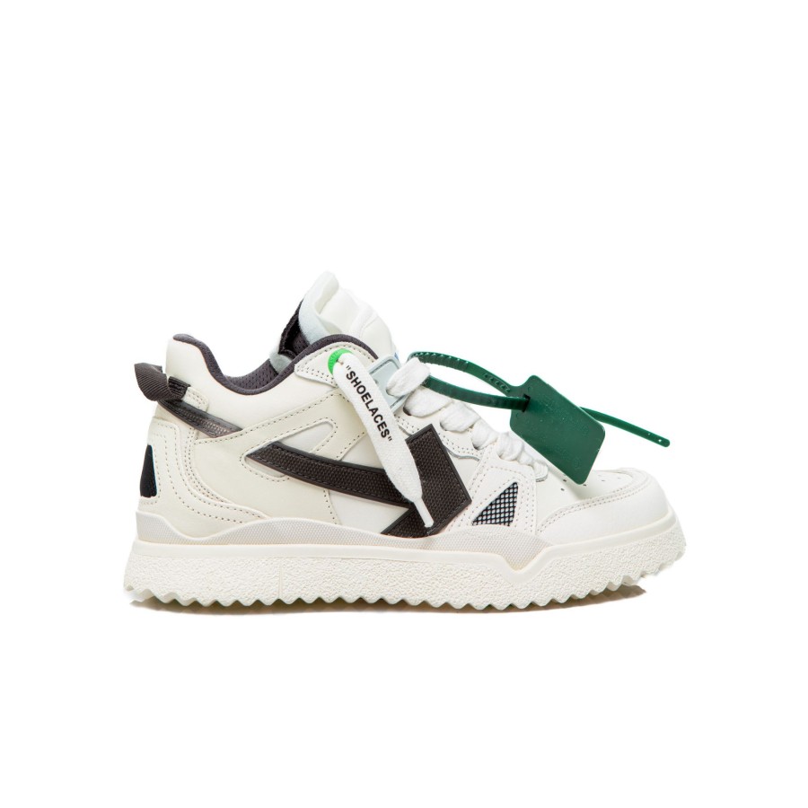 Dames Off white Sneakers | Off White Midtop Sponge Sneaker