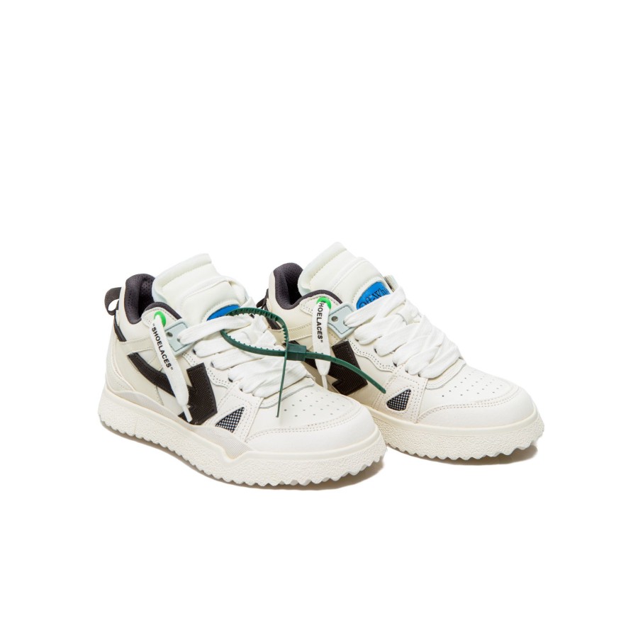 Dames Off white Sneakers | Off White Midtop Sponge Sneaker