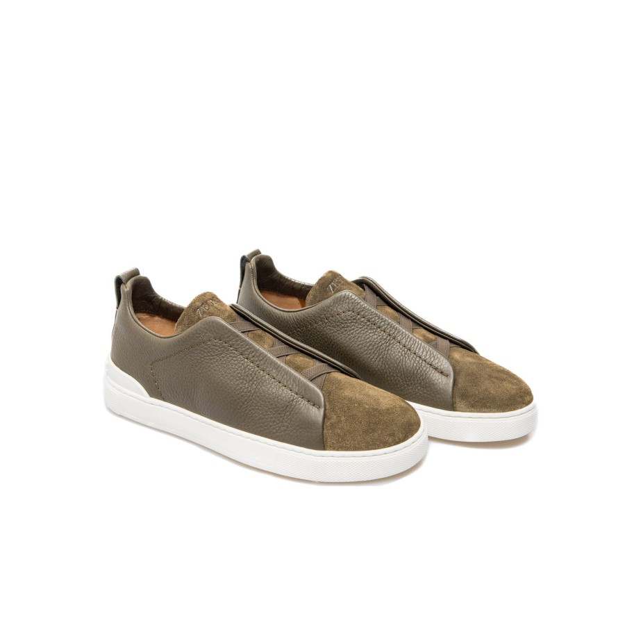 Heren Zegna Sneakers | Zegna Triple Stitch Low-Top