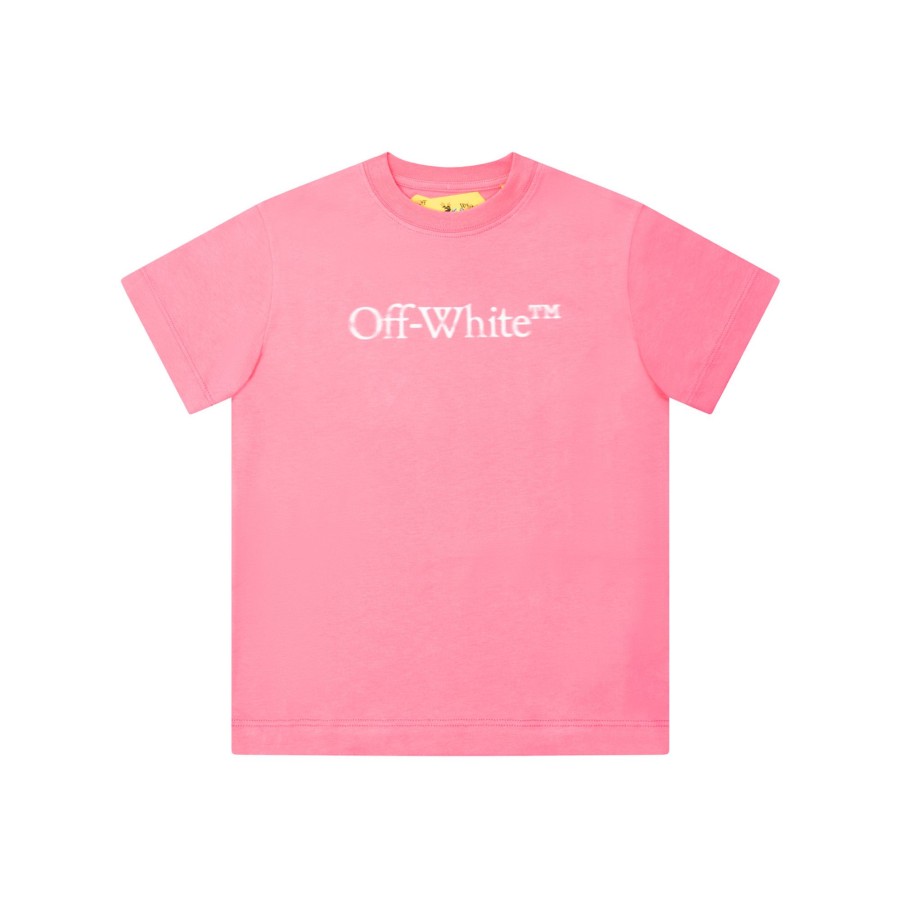 Kids Off white Kids Clothes | Off White Bookish Bit Logo Tee