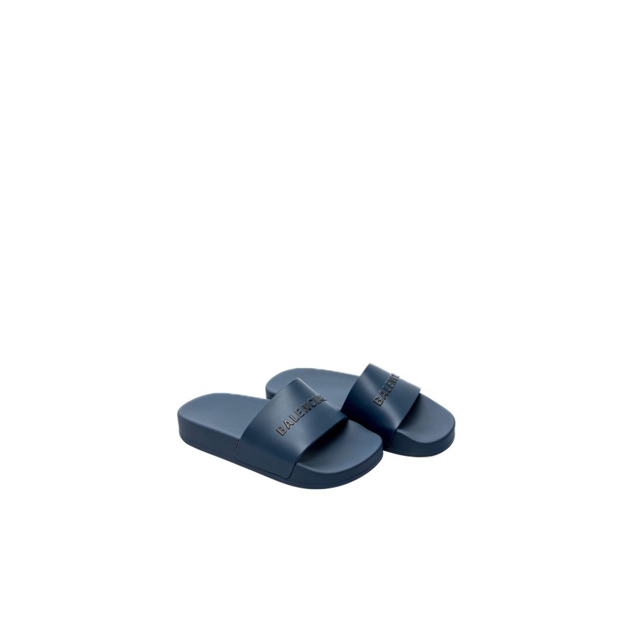 Kids Balenciaga Kids Sandals | Balenciaga Pool Kids Logo