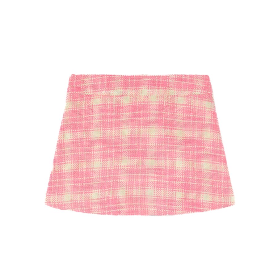 Kids Palm angels Kids Clothes | Palm Angels Check Tweed Skirt