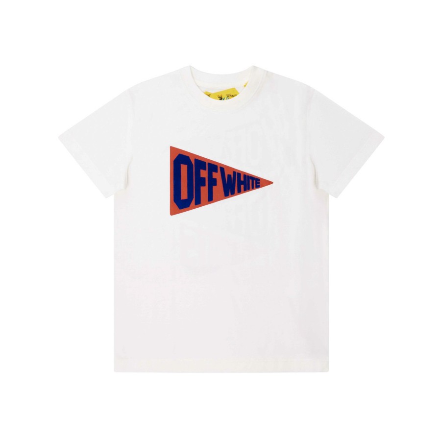 Kids Off white Kids Clothes | Off White Flags Logo Tee S/S