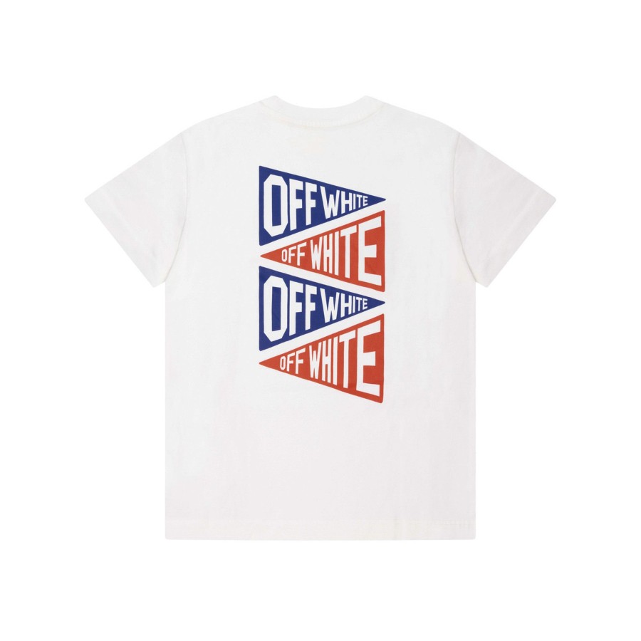 Kids Off white Kids Clothes | Off White Flags Logo Tee S/S