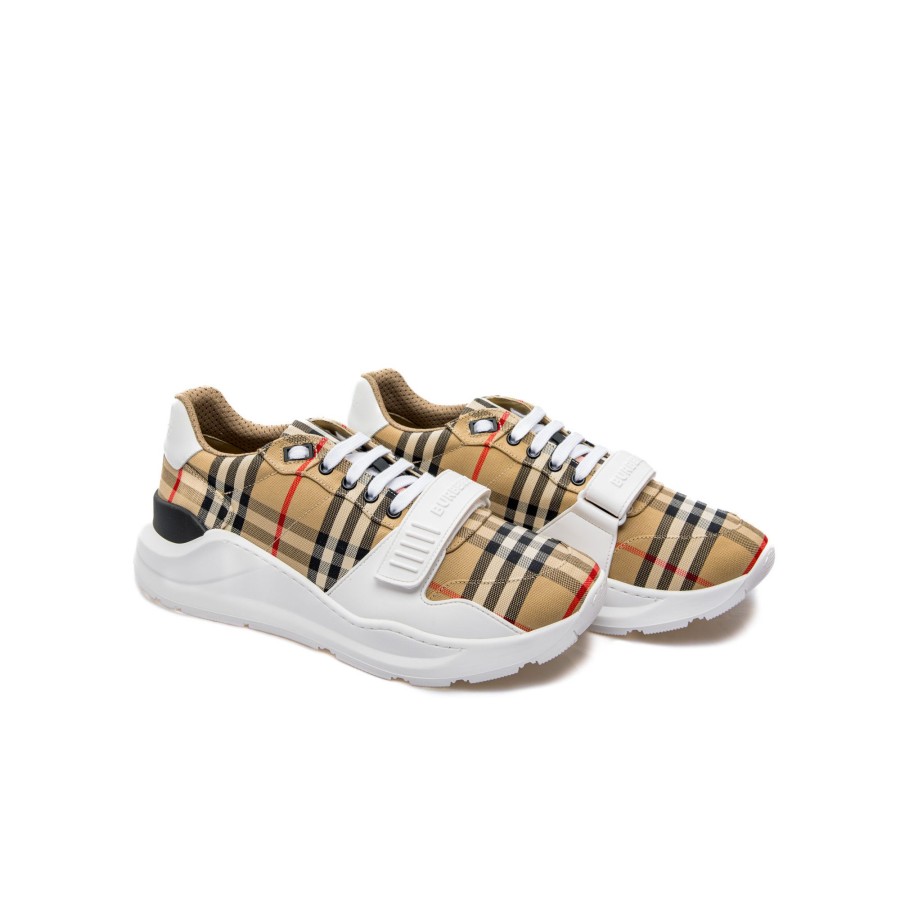 Dames Burberry Sneakers | Burberry Lf Tnr New Regis L Ch