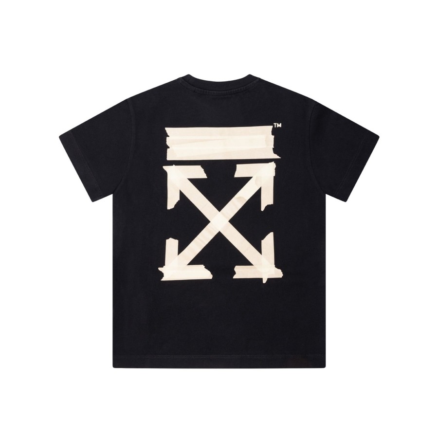 Kids Off white Kids Clothes | Off White Paper Tape Arrow Tee