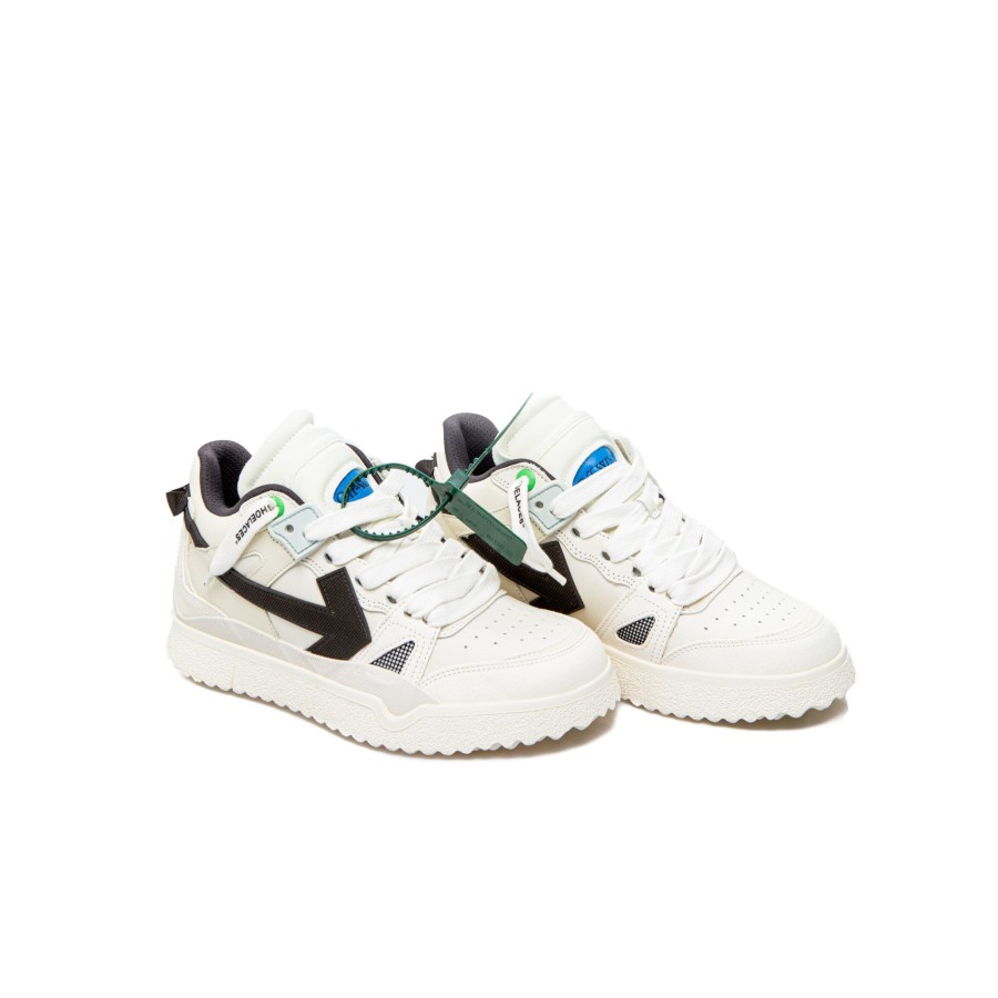 Heren Off white Sneakers | Off White Midtop Sponge Sneaker