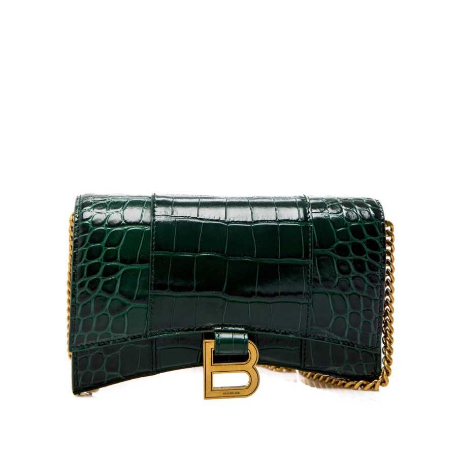 Dames Balenciaga Wallets | Balenciaga Hourglass Wall On Cha