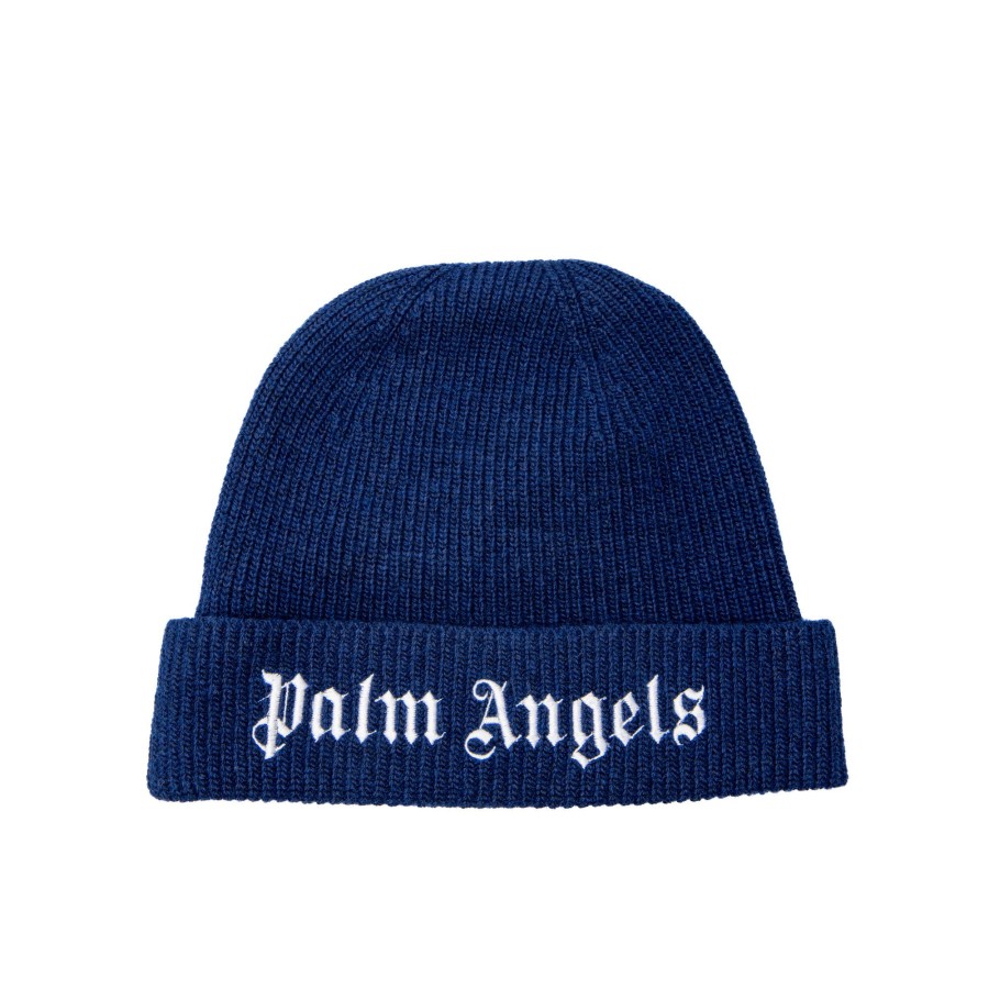 Kids Palm angels Kids Accessoires | Palm Angels Knit Logo Beanie