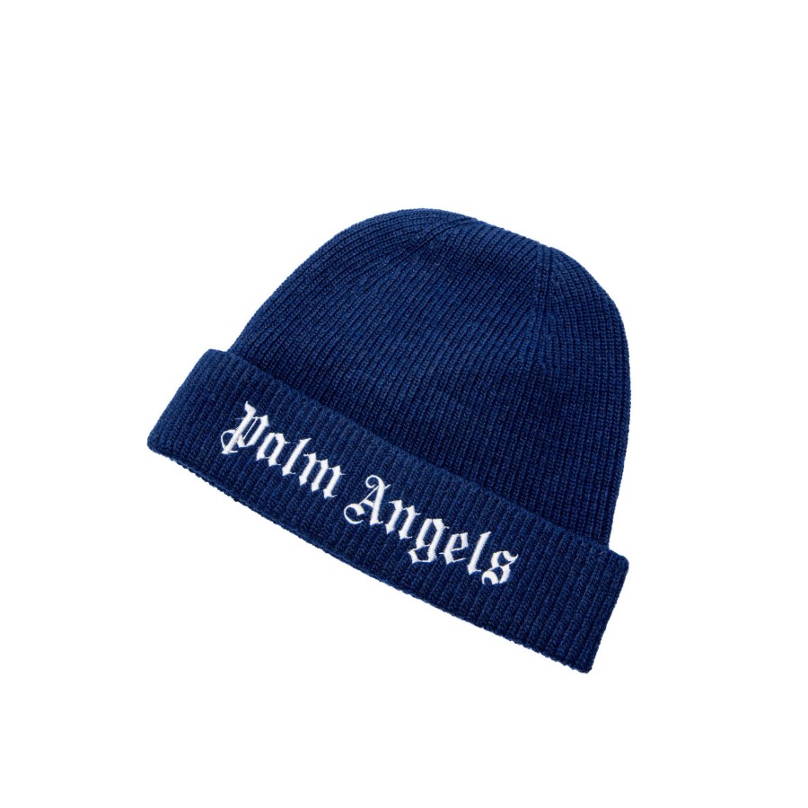 Kids Palm angels Kids Accessoires | Palm Angels Knit Logo Beanie