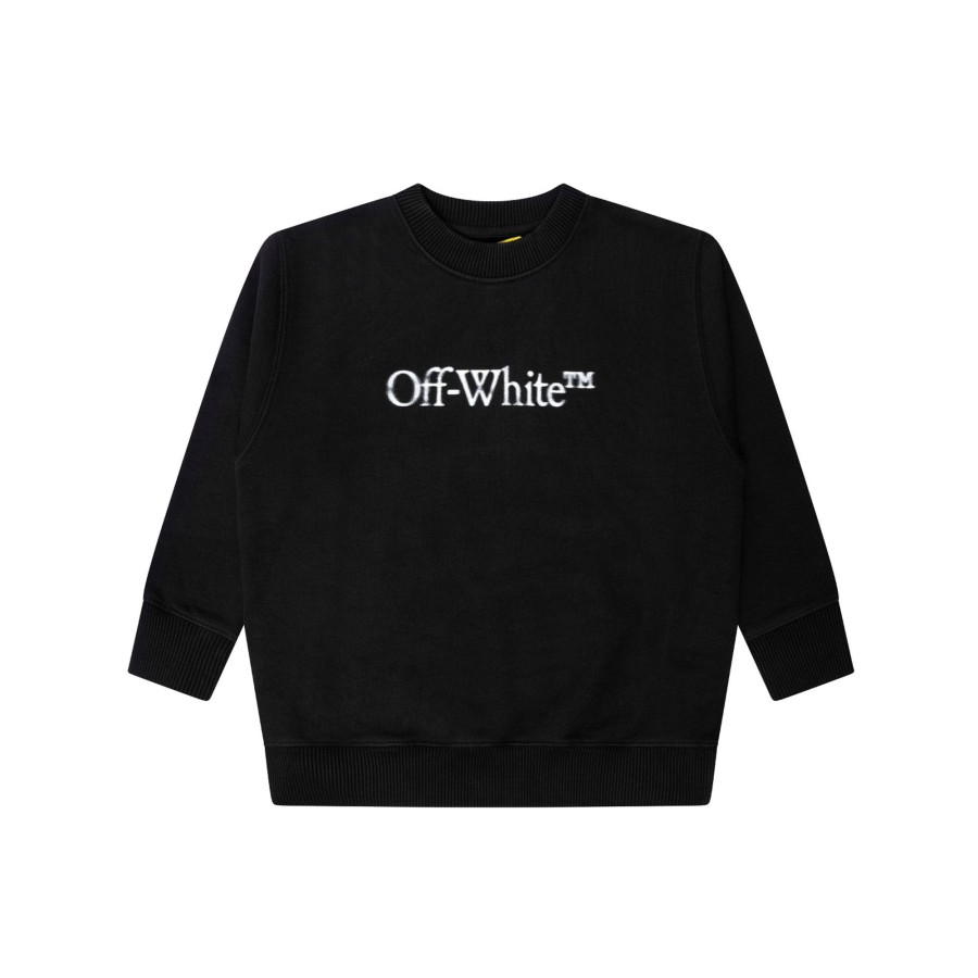 Kids Off white Kids Clothes | Off White Bookish Bit Logo Crew