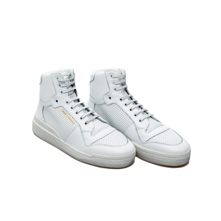 Dames Saint laurent Sneakers | Saint Laurent Sl24 High Top Sneaker