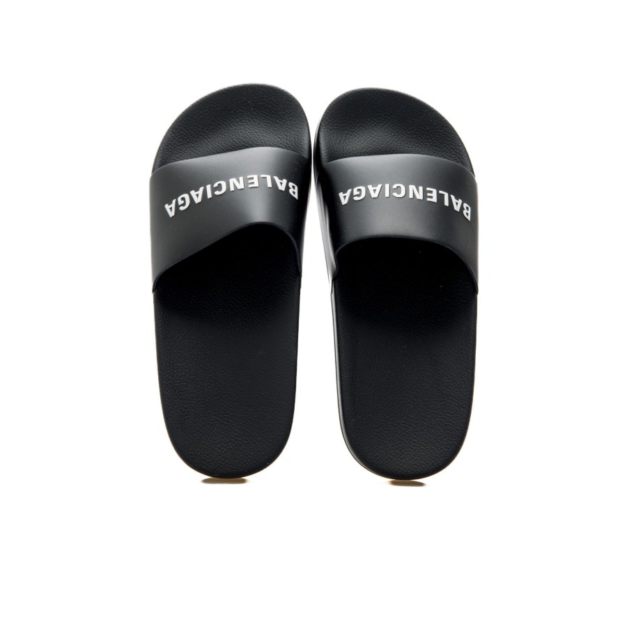 Kids Balenciaga Kids Sandals | Balenciaga Pool Kids Logo