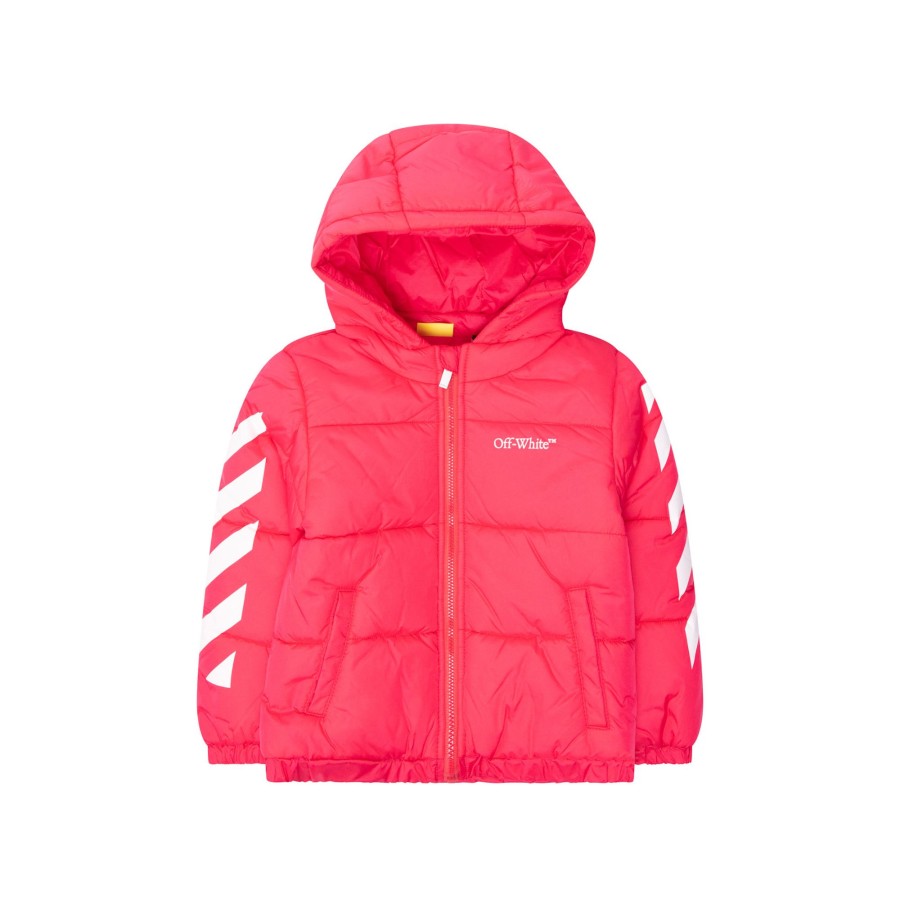 Kids Off white Kids Coats & Jackets | Off White Bookish Diag Puffer