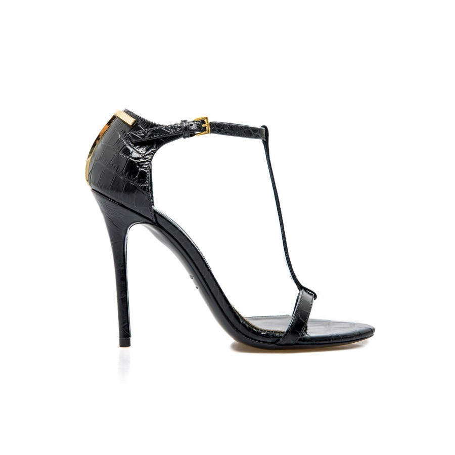 Dames Tom ford Sandals | Tom Ford Shiny Croc Sandal