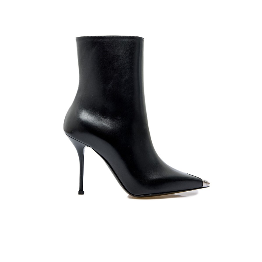 Dames Alexander mcqueen Boots | Alexander Mcqueen Heeled Ankle Boot