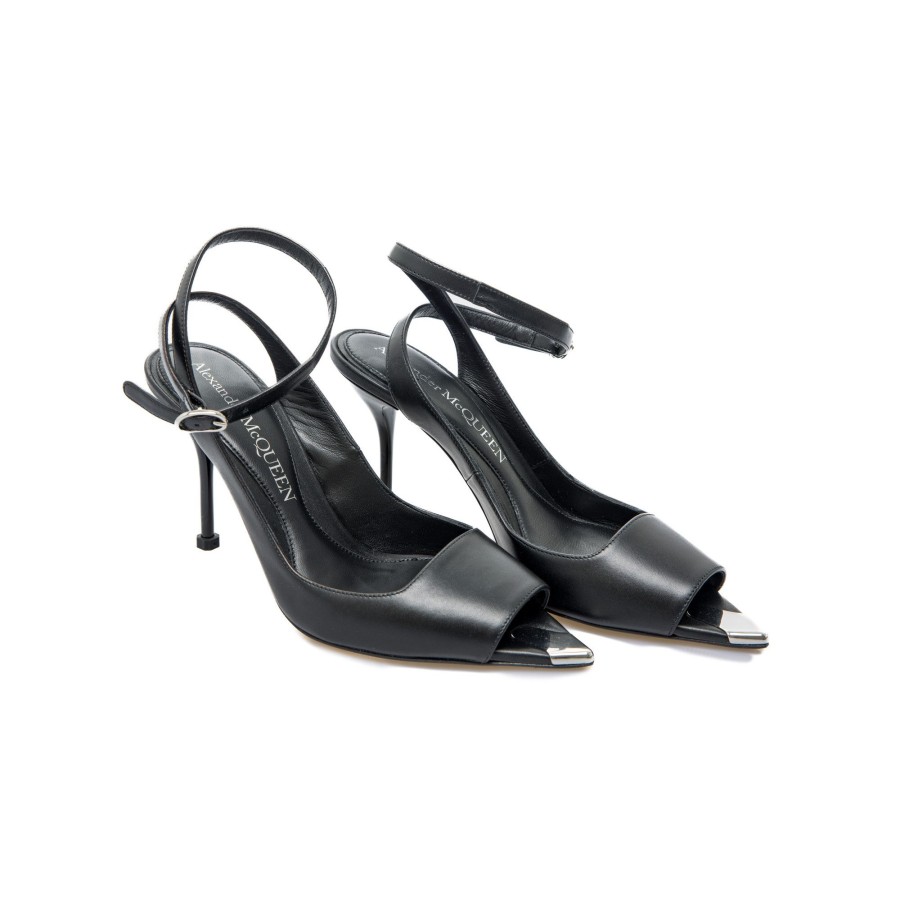 Dames Alexander mcqueen Sandals | Alexander Mcqueen Punk Ankle Strap