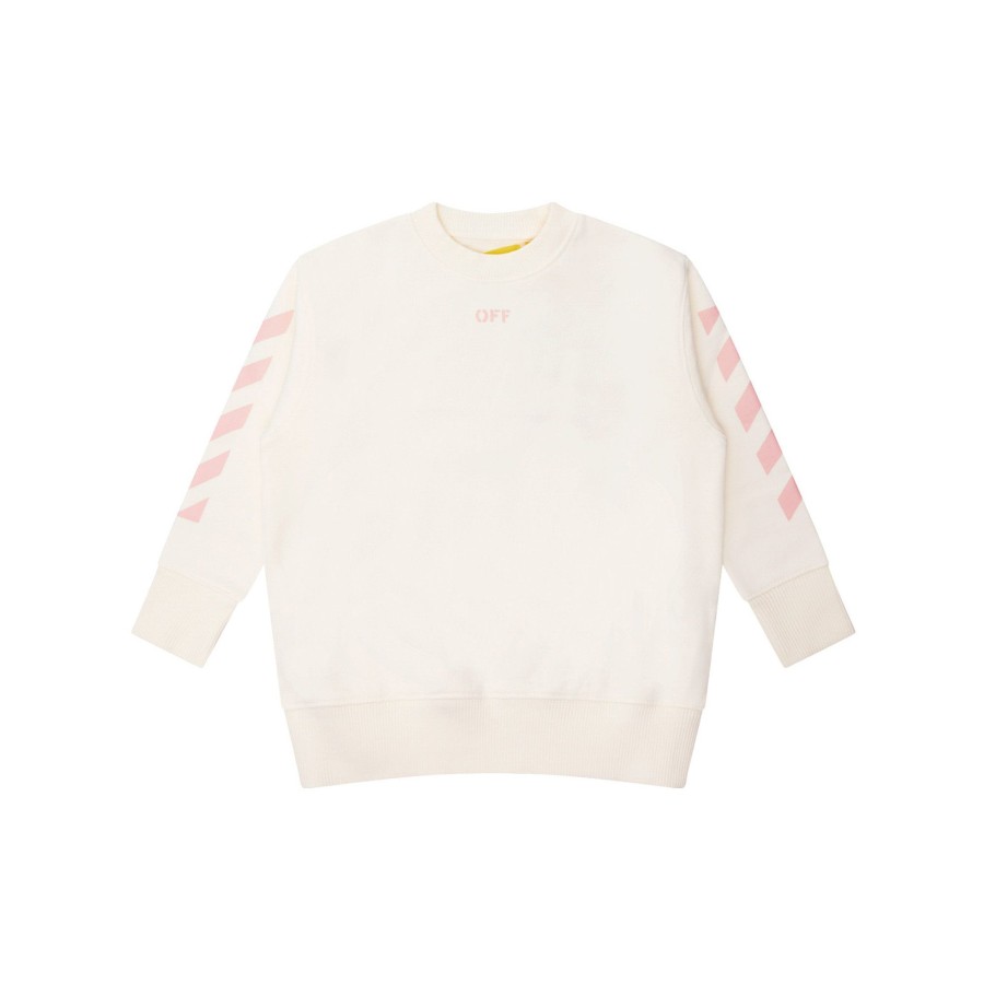 Kids Off white Kids Clothes | Off White Off Stamp Crewneck