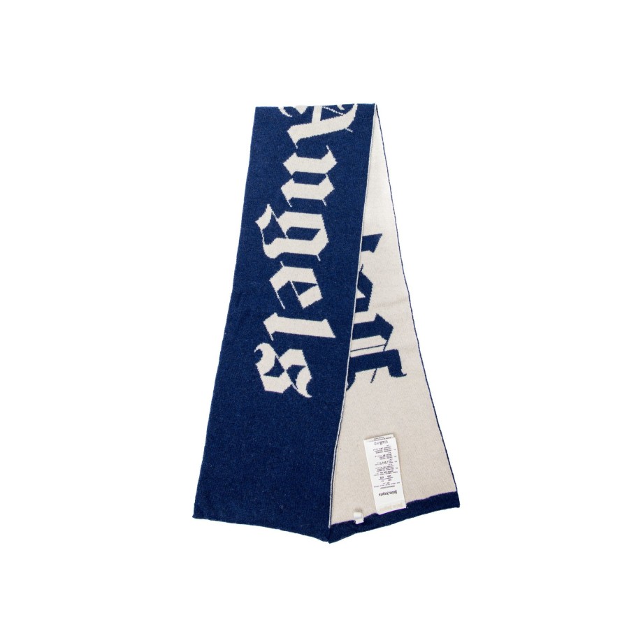 Kids Palm angels Kids Accessoires | Palm Angels Knit Logo Scarf