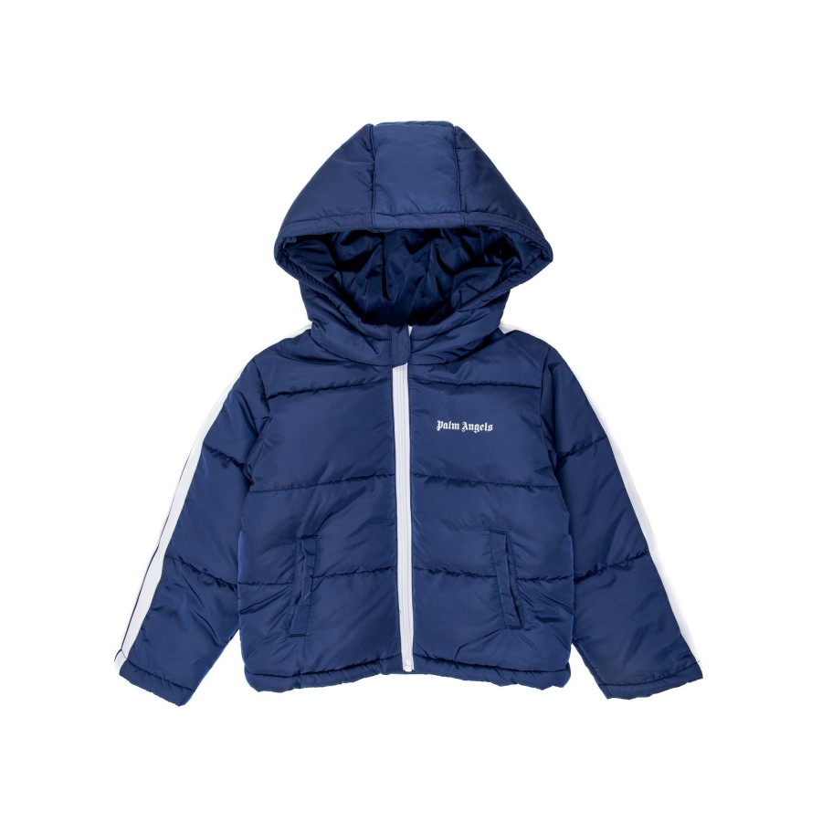 Kids Palm angels Kids Coats & Jackets | Palm Angels Logo Track Puffer