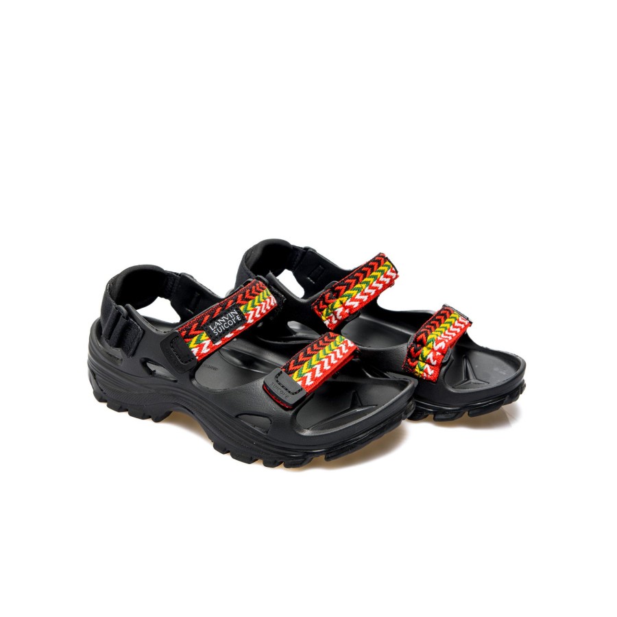 Heren Lanvin Sandals | Lanvin Lanvin X Suicoke Sandals Curb