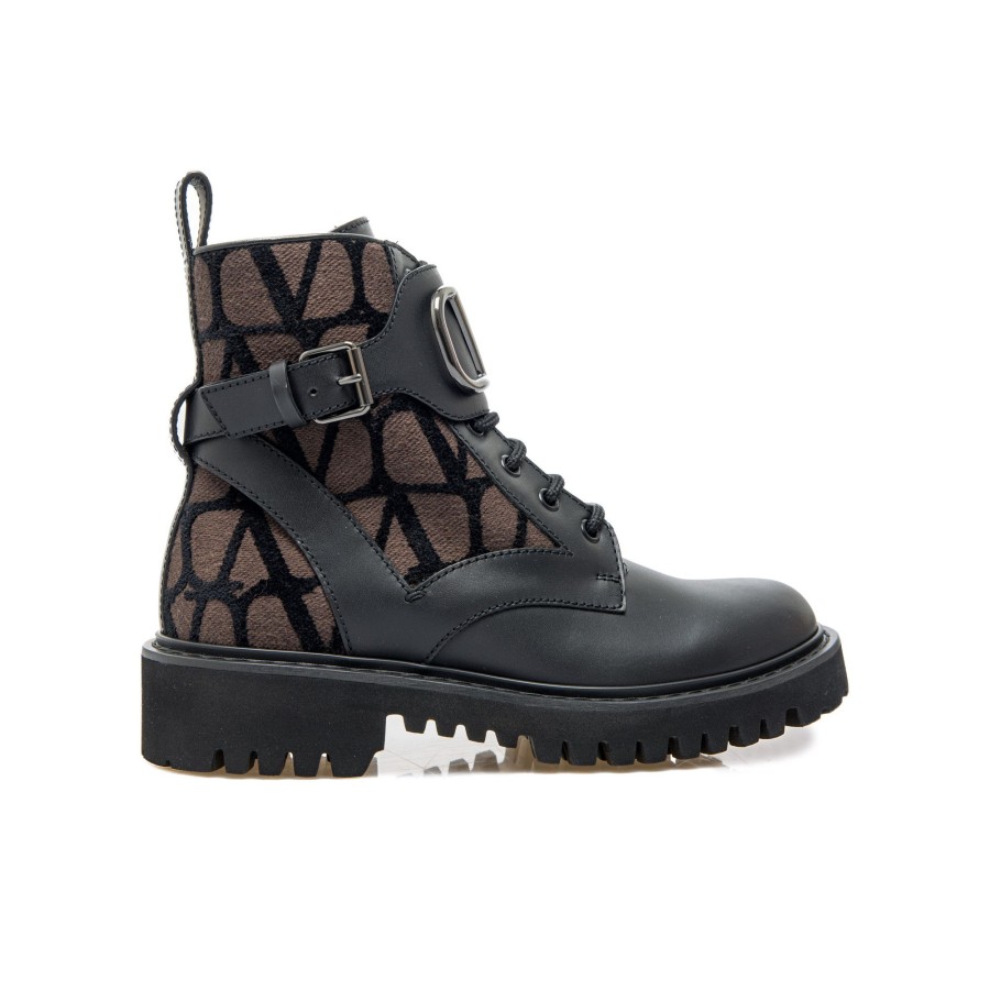 Dames Valentino garavani Boots | Valentino Garavani Combat Boot