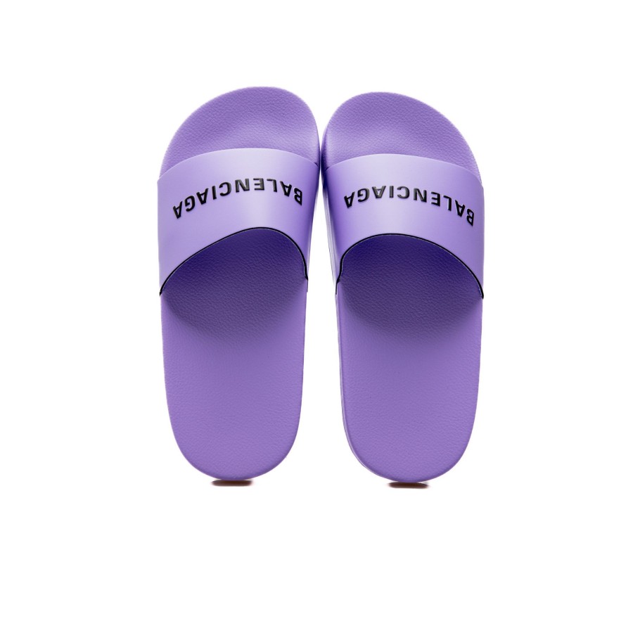 Kids Balenciaga Kids Sandals | Balenciaga Pool Kids Logo