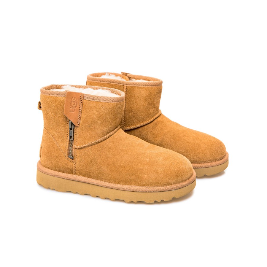 Dames Ugg Boots | Ugg Classic Mini Bailey Zip