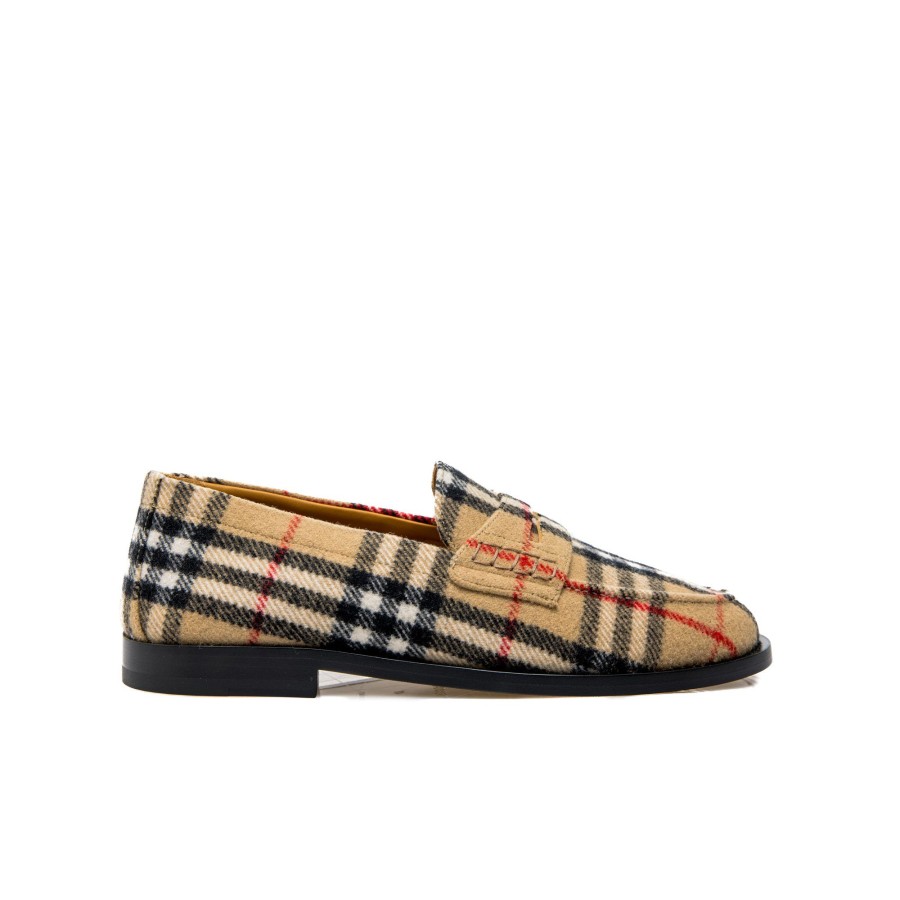 Dames Burberry Drivers/ Moccasin | Burberry Lf Hackney L1