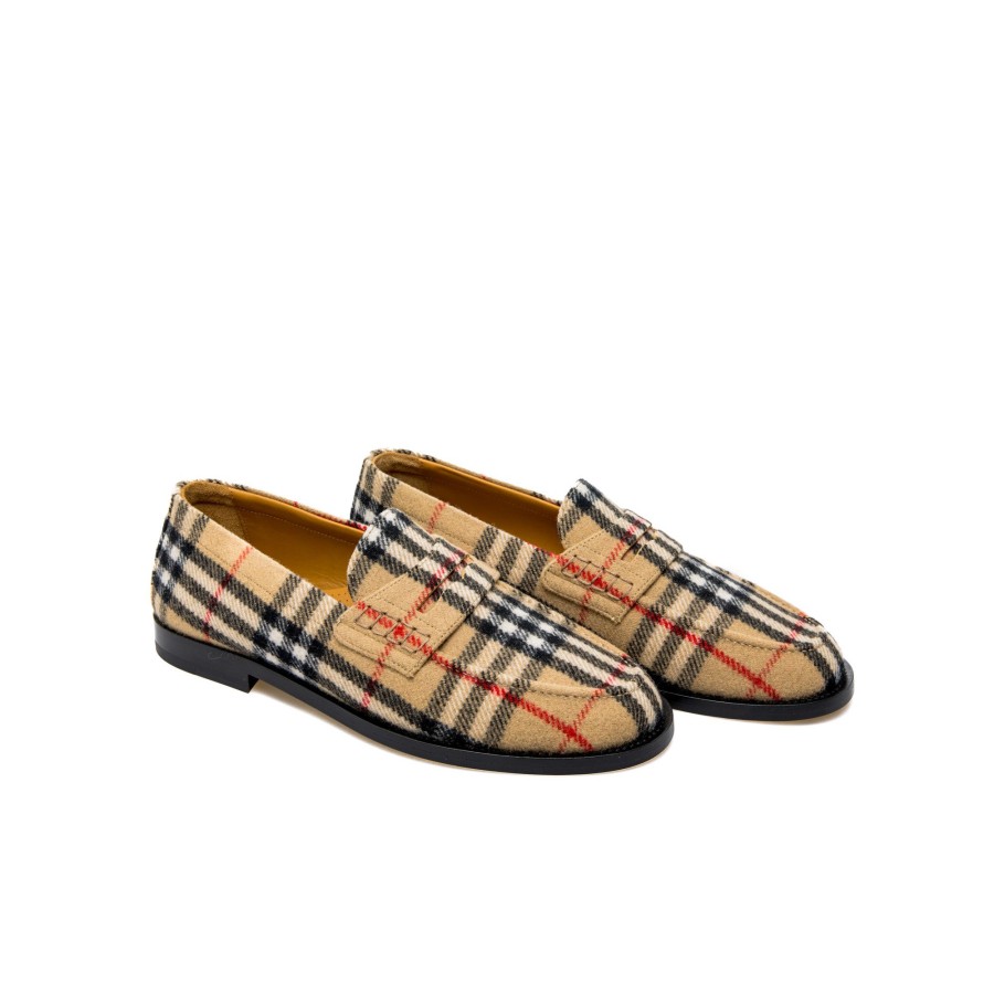 Dames Burberry Drivers/ Moccasin | Burberry Lf Hackney L1