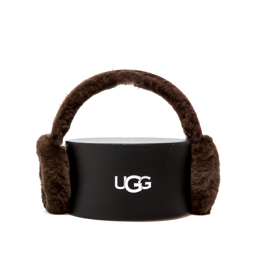 Dames Ugg Accessories | Ugg Sheepskin Embroid Earmuff