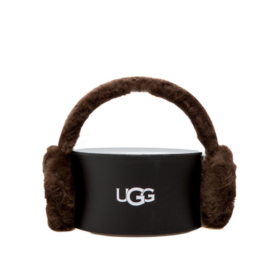 Dames Ugg Accessories | Ugg Sheepskin Embroid Earmuff